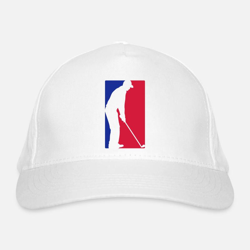 Bleu rouge golf Casquette classique bio