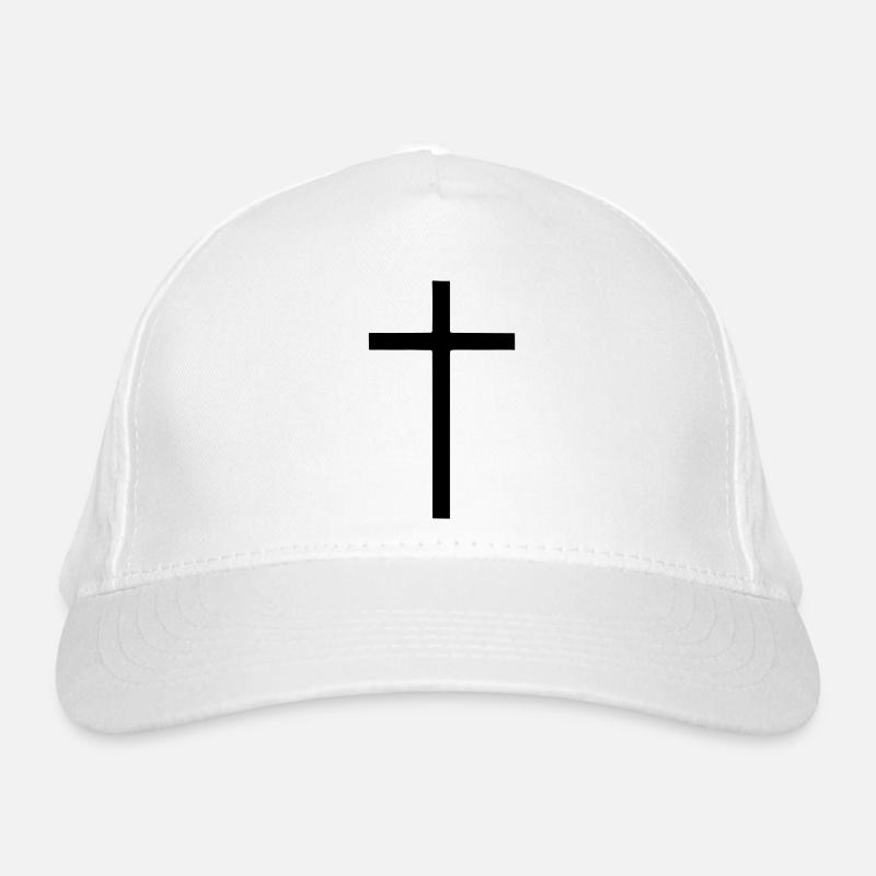 Jesus Kreuz Bio-Baseballkappe