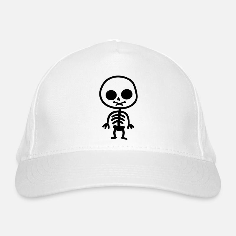 Skelett Bio-Baseballkappe