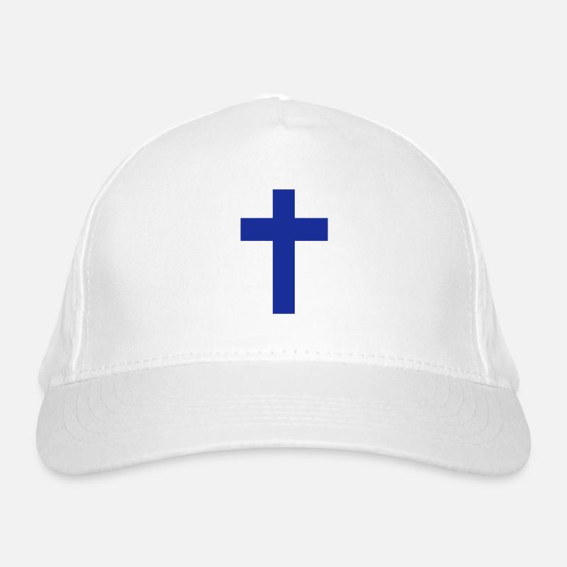 Kreuz Bio-Baseballkappe