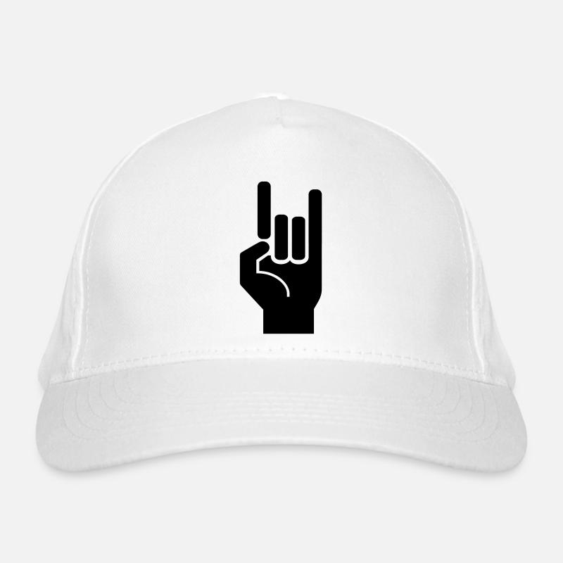 Rock and roll de la main Casquette classique bio