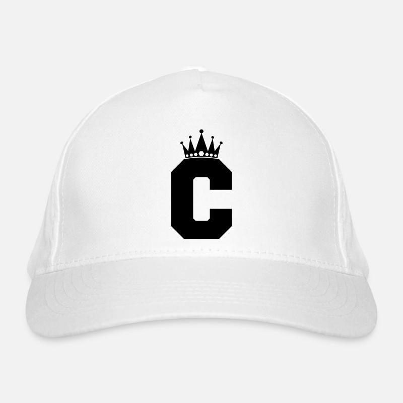 buchstabe C Krone Bio-Baseballkappe