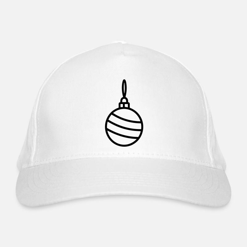 Weihnachtskugel Bio-Baseballkappe
