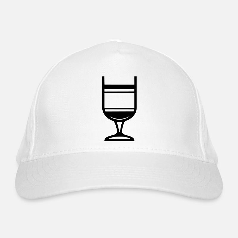 Simple Drinking Glass Organic Baseball Cap
