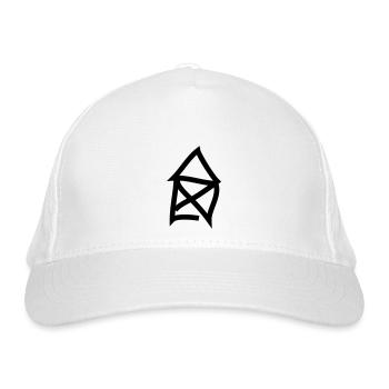 Haus vom Nikolaus 2 - Bio-Baseballkappe - Weiß - Vorne