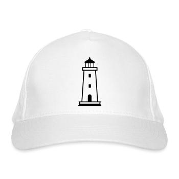 Phare - Casquette classique bio - blanc - Devant