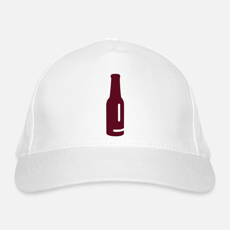 Bierflasche Smile Bio-Baseballkappe