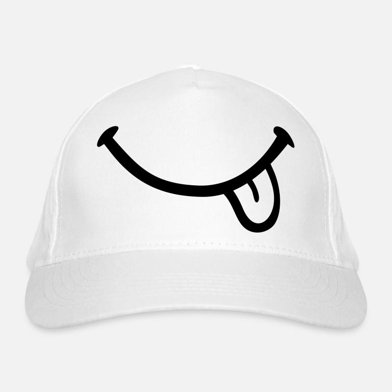 Smiley Langue Casquette classique bio