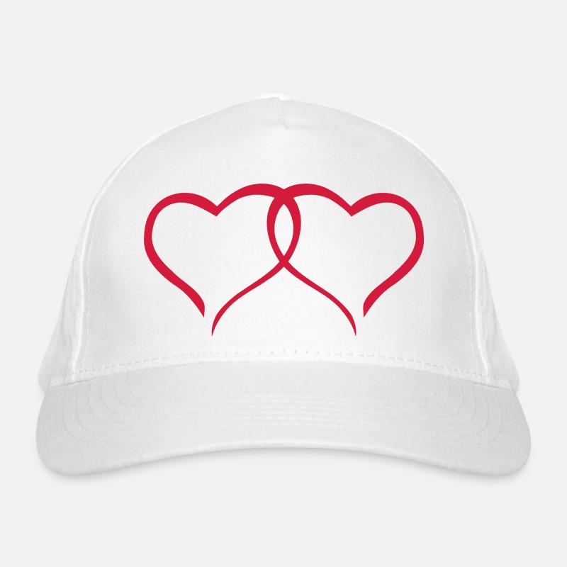 Liebe Paar Bio-Baseballkappe