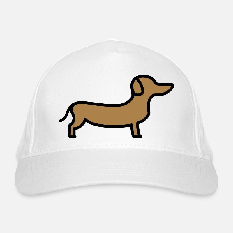 Dackel Bio-Baseballkappe