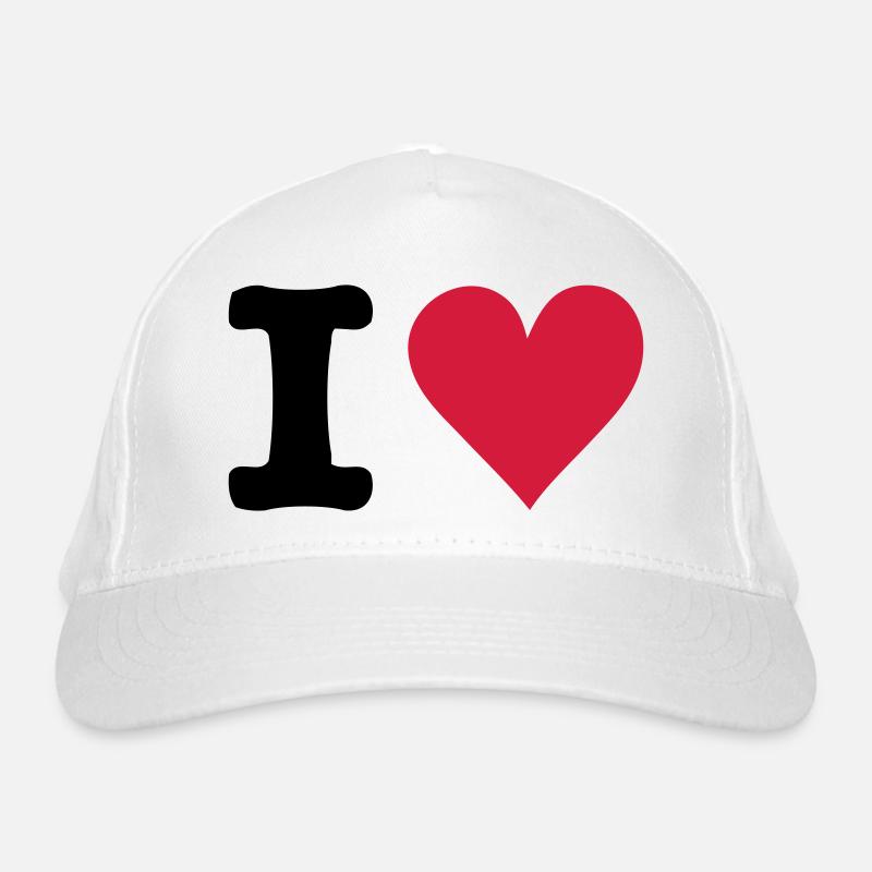 I - HEART Organic Baseball Cap