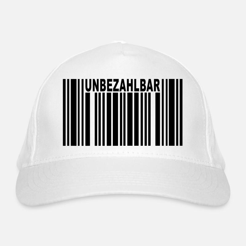 unbezahlbar barcode Bio-Baseballkappe