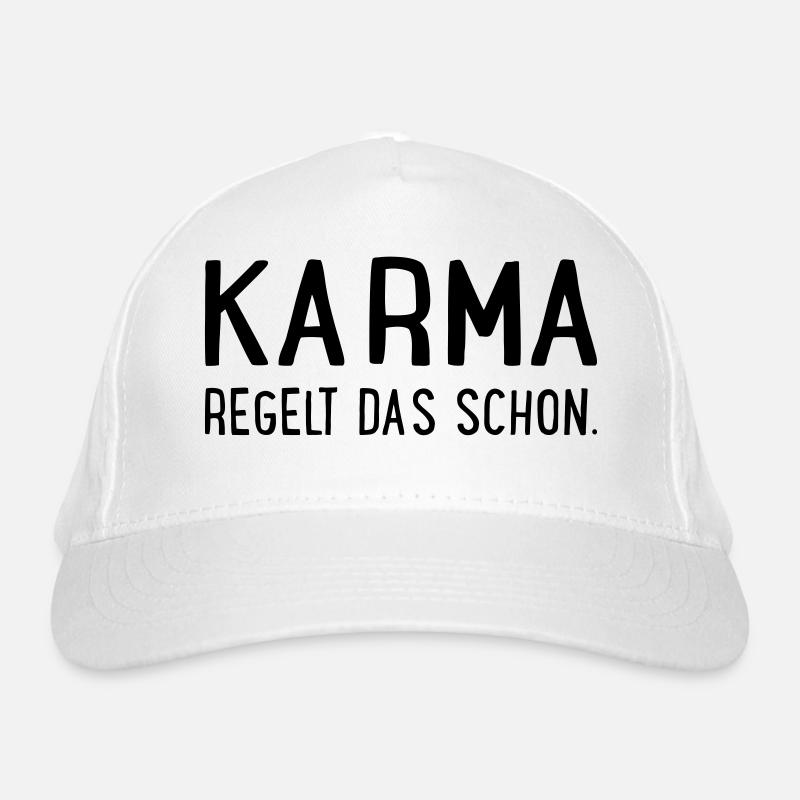 Karma regelt das schon Bio-Baseballkappe