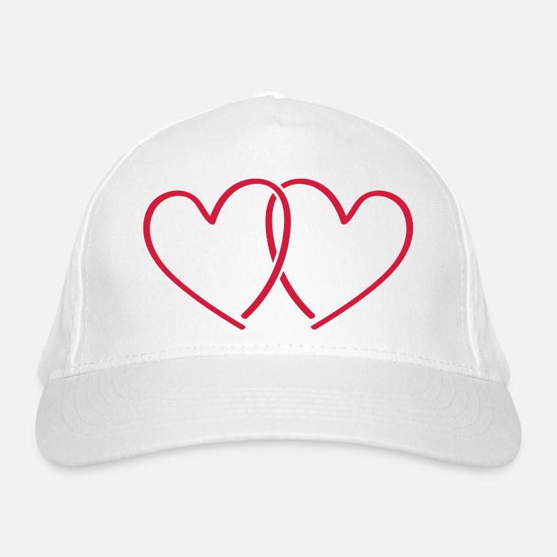 hearts symbol Organic Baseball Cap