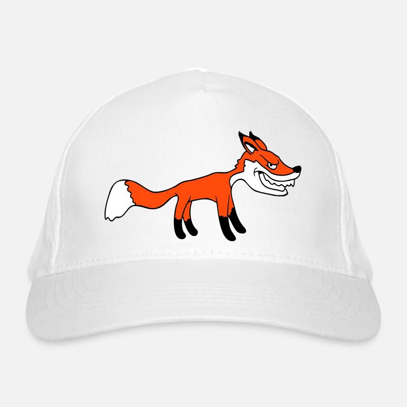 Fox, Evil Eye, , Red Fox, Wild Animal Organic Baseball Cap