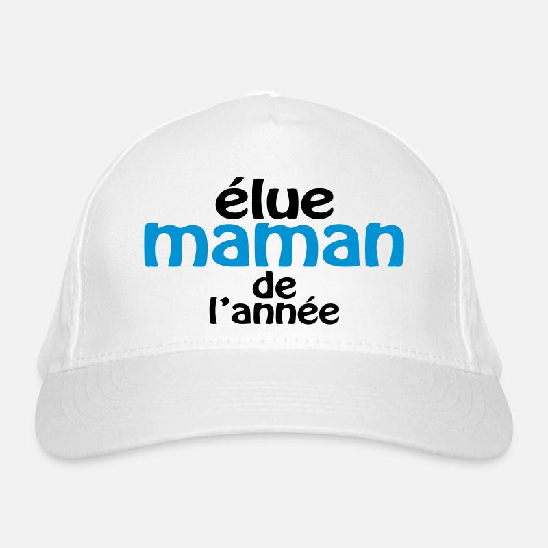 Maman de l'année (2c) Casquette classique bio