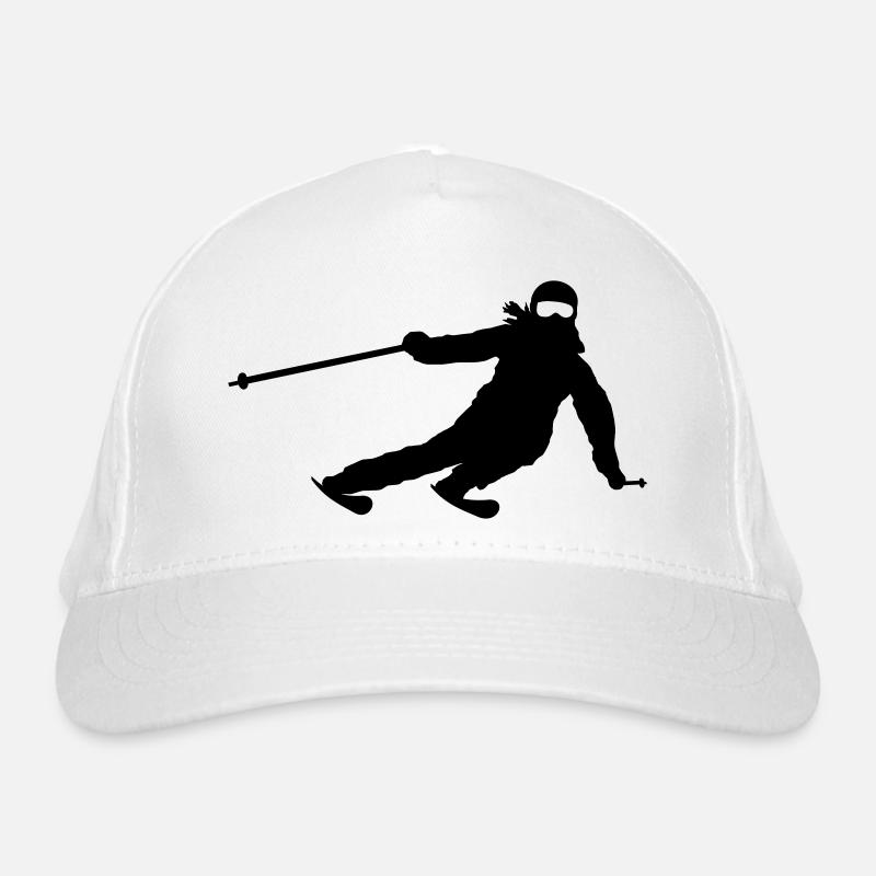 Skifahrerin Bio-Baseballkappe