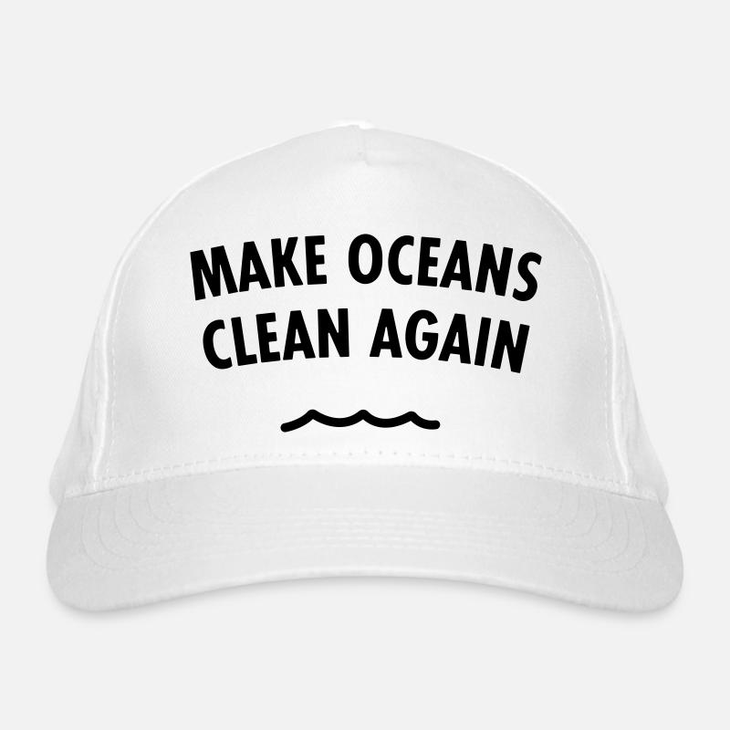 Make Oceans Clean Again Organic Baseball Cap