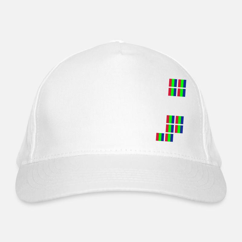 Pixel Art Semikolon Bio-Baseballkappe