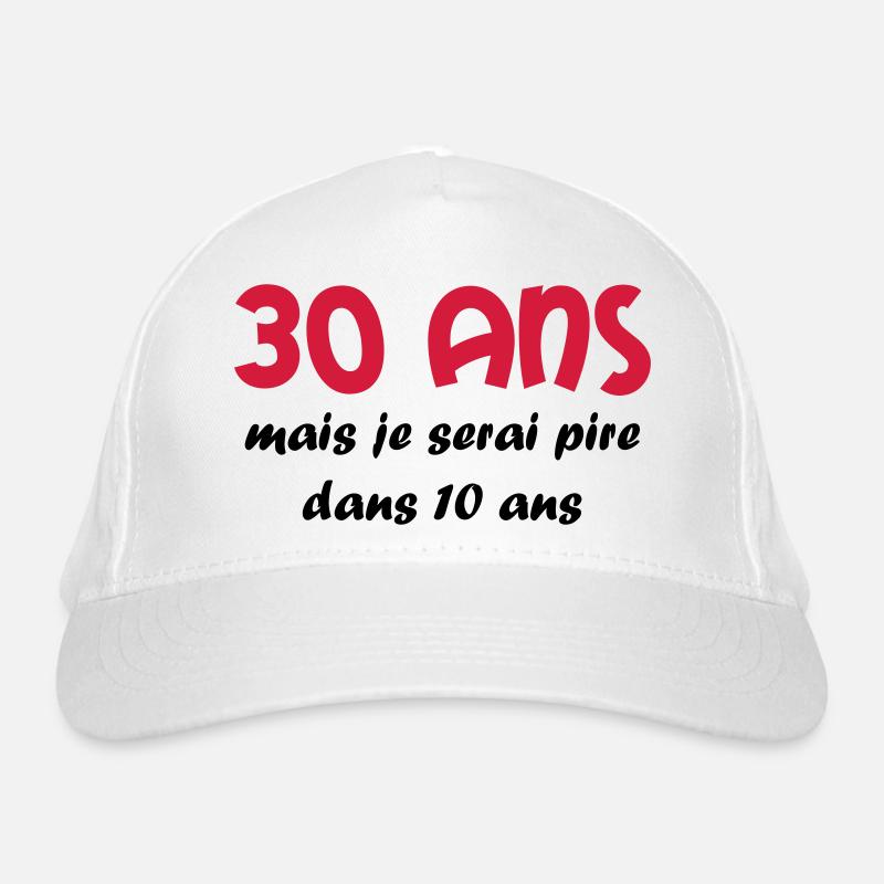 30 ans Casquette classique bio