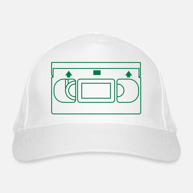 vhs tape Organic Baseball Cap