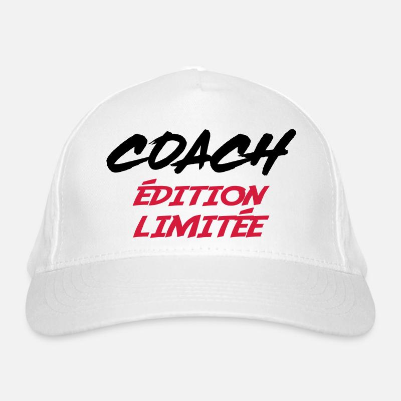 COACH Limitierte Auflage - Bio-Baseballkappe - Weiß