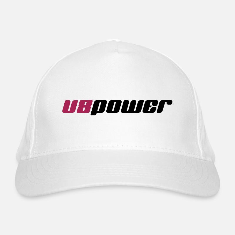 V8 Power - Farbwechsel Bio-Baseballkappe