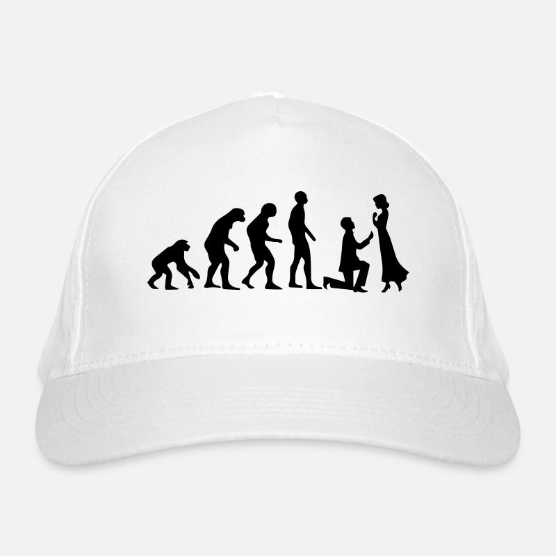 EVOLUTION OF MARRIAGE! Organic Baseball Cap