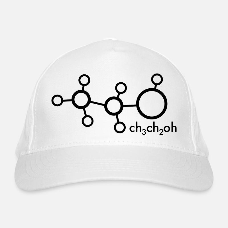 Alcohol (ch3ch2oh) Organic Baseball Cap