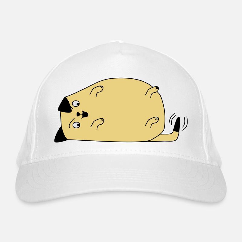 Chien regarde sa queue Casquette classique bio