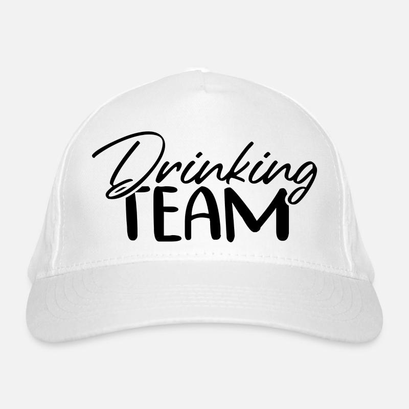drinking team Organic Baseball Cap