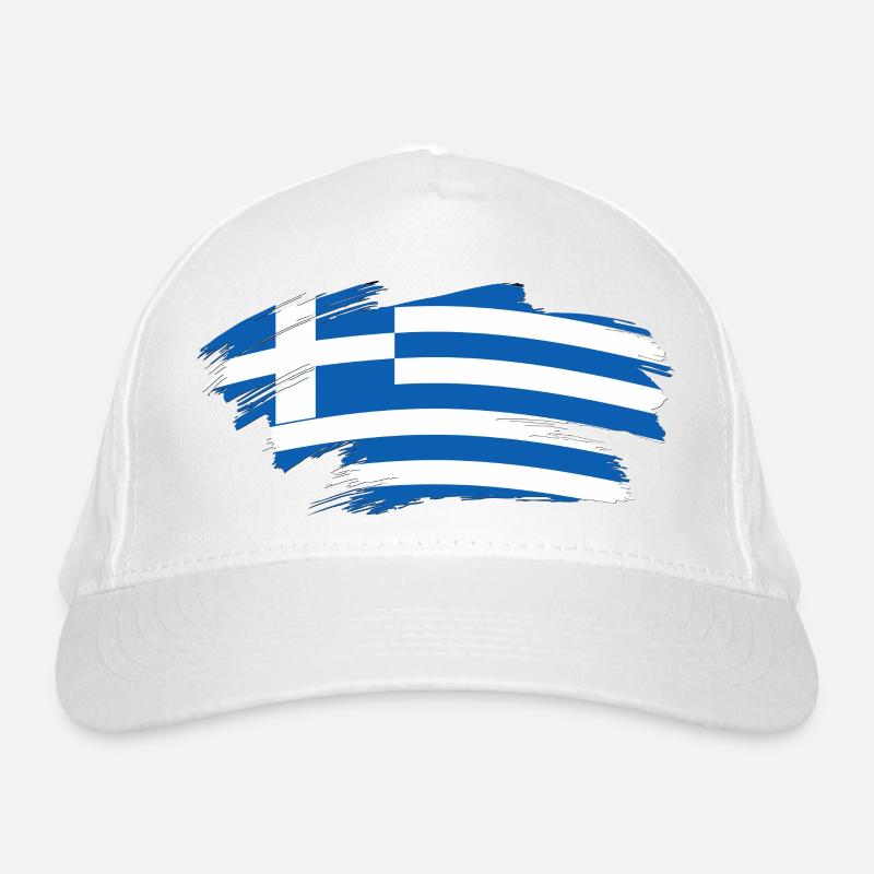 Grèce - Grèce - Drapeau - Fahne - drapeau Casquette classique bio