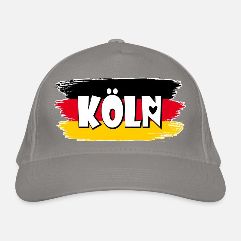 Köln Deutschland Flagge Bio-Baseballkappe