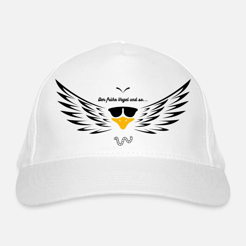 Der frühe Vogel Bio-Baseballkappe