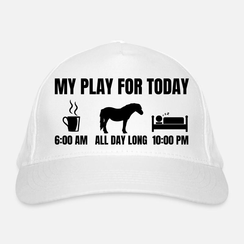 My plan for today Organic Baseball Cap