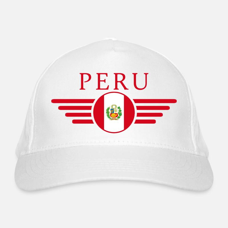 J’aime le Pérou, T-Shirt Design Style Élégance Casquette classique bio