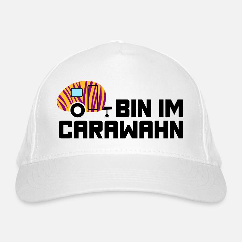 Caravan Caravan Zebra Pattern Fan Madness Camper Organic Baseball Cap