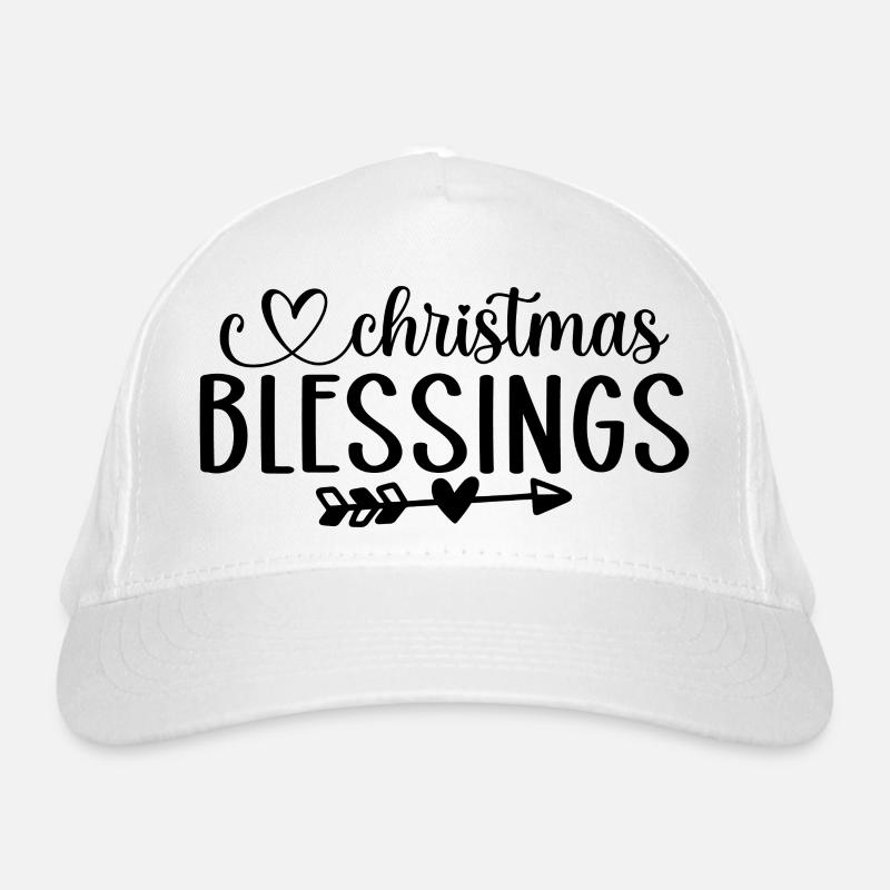 christmas blessings Bio-Baseballkappe