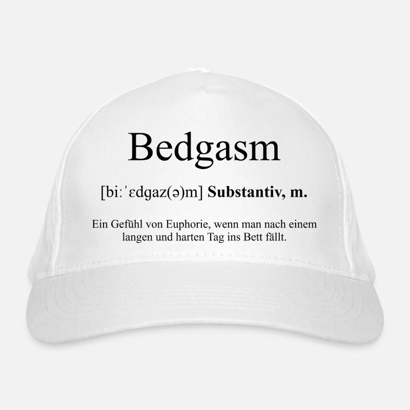 Bedgasm Definition Dictionary Bio-Baseballkappe