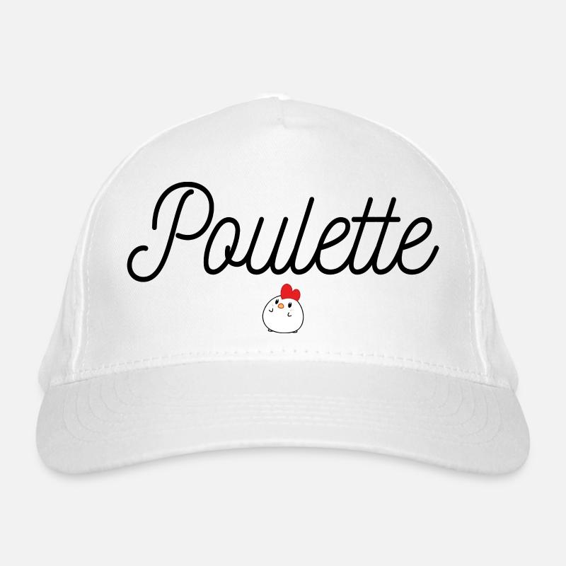 Chick nickname hen cute gift humor Organic Baseball Cap