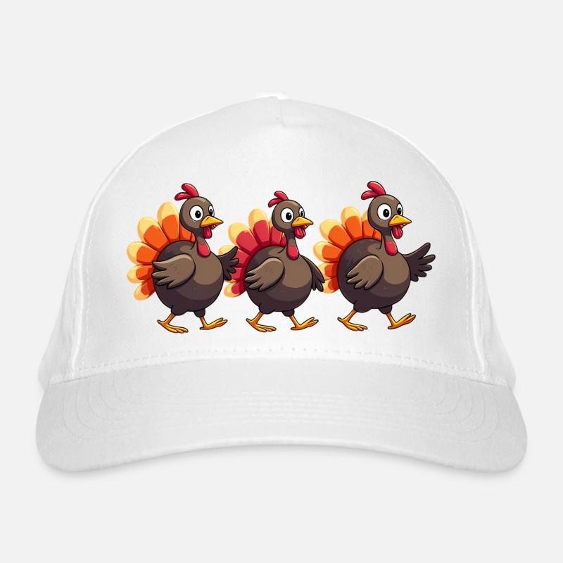 Bébé dinde de Thanksgiving Casquette classique bio