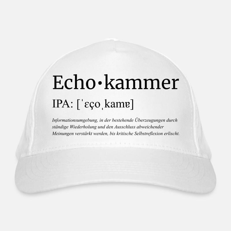 Echokammer Bio-Baseballkappe