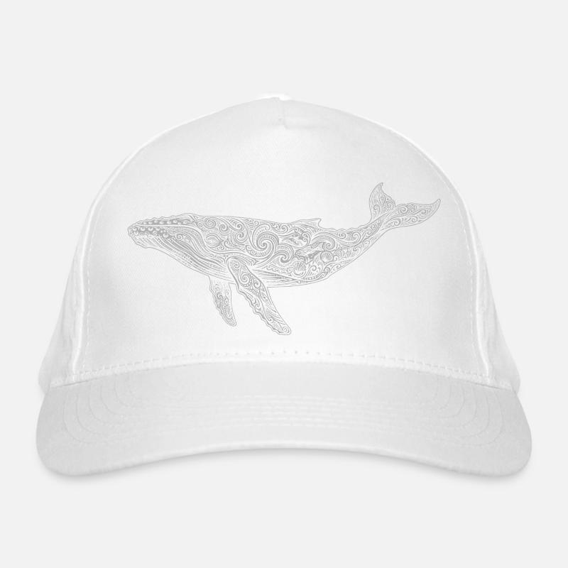 Buckelwal Bio-Baseballkappe