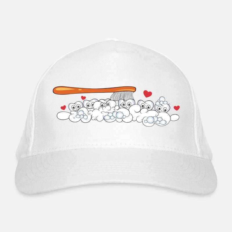 Teeth Toothbrush Dental Care Fun Organic Baseball Cap