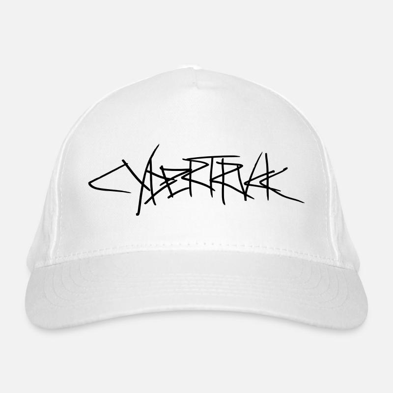 cybertruck lettering Organic Baseball Cap