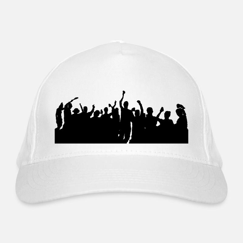 Party all night long - filled Bio-Baseballkappe