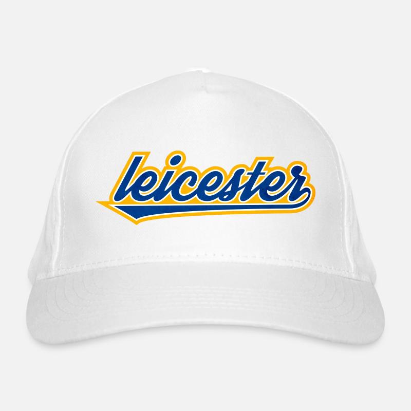 Leicester Script Swoosh on clothing Organic Baseball Cap