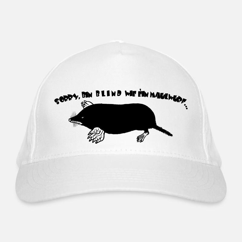 Sorry, bin blind wie ein Maulwurf... Bio-Baseballkappe