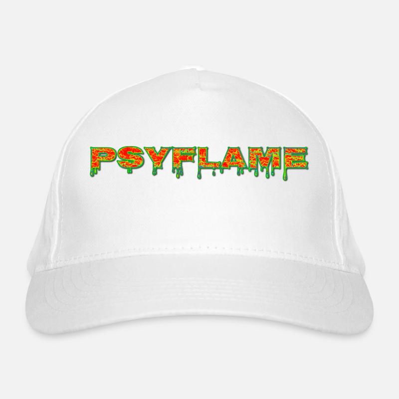 Psyflame Logo Bio-Baseballkappe