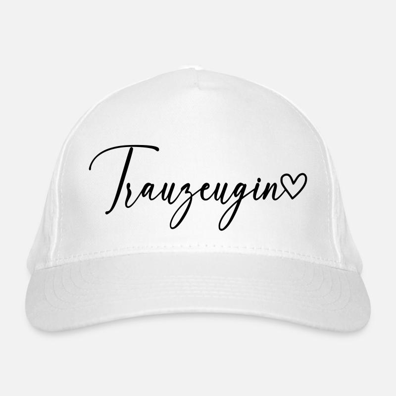 Trauzeugin Schrift Bio-Baseballkappe